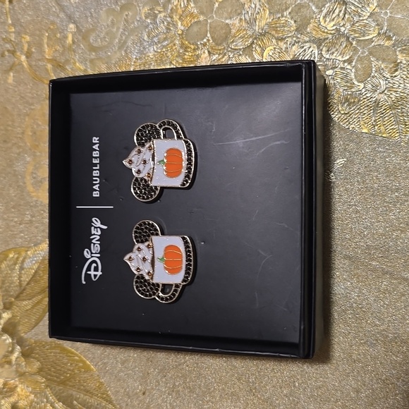 Disney x Baublebar Bavarian Keg Pumpkin Earrings - Picture 2 of 8